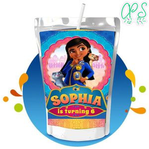 Mira Royal Detective Capri Sun Birthday Labels Digital File Printable Instant Download