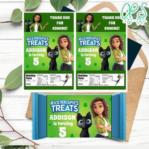 Sam Greenfield Luck Rice Krispies Treats Template Printable Instant Download