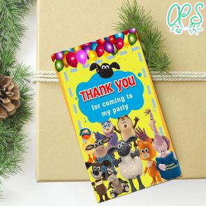 Timmy Time Thank You Tag Customizable Template To Print At Home Instant Download