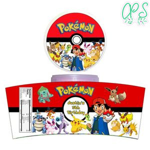 Pokemon Cotton Candy Label Template To Print At Home Instant Download