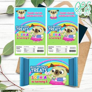 Chip and potato Rice Krispies Treats Template Printable Instant Download