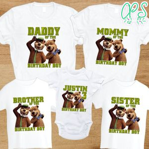 Yogi bear Family Birthday Vacation T-Shirt