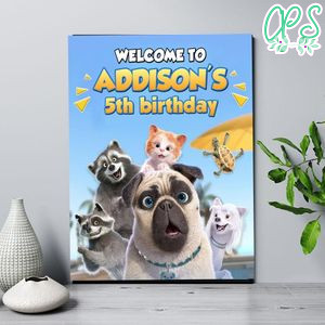 Mighty Mike Birthday Welcome Sign Digital File Printable Instant Download