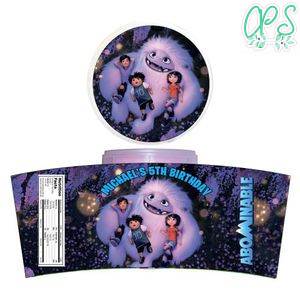 Abominable Cotton Candy Label Template To Print At Home Instant Download