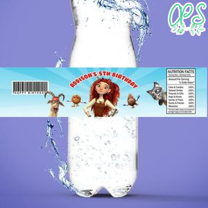 Yaga And The Book Of Spells Birthday Water Bottle Label Template To Print At Home Instant Download
