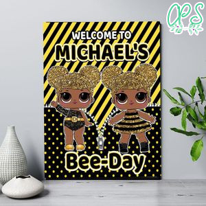 Queen Bee Lol Birthday Welcome Sign Digital File Printable Instant Download