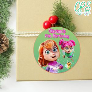 My Fairy Troublemaker Circle Sticker Template Customizable To Print At Home Instant Download