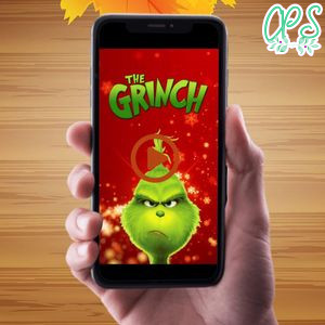 Grinch Birthday Video Invitation Digital Template Customizable Instant Download
