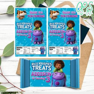 Boov Rice Krispies Treats Template Printable Instant Download