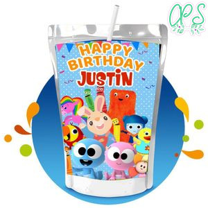 BabyFirst Capri Sun Birthday Labels Digital File Printable Instant Download