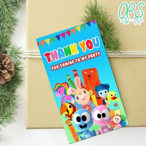 Baby First Tv Thank You Tag Customizable Template To Print At Home Instant Download