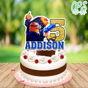 Despicable Me 4 Cake Topper Template Printable Instant Download