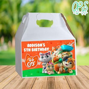 44 Cats Gable Box Digital File Printable Instant Download