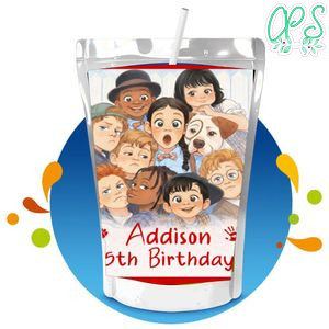 Little Rascals Capri Sun Birthday Label Digital File Printable Instant Download