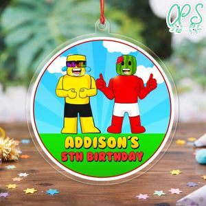 Sunny And Melon Acrylic Ornament Birthday Gift