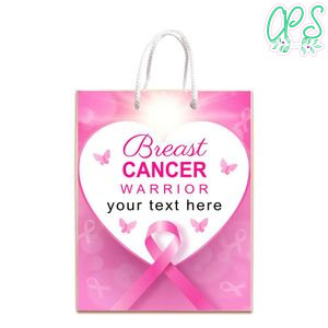Breast Cancer Gift Bag Label Template Printable Instant Download