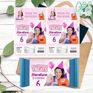 Ms. Rachel Rice Krispies Treats Template Printable Instant Download