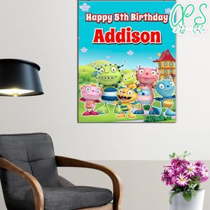 Henry Hugglemonster Birthday Poster Digital File Printable Instant Download