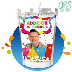 Mister Maker Capri Sun Birthday Labels Digital File Printable Instant Download