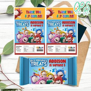 Oddbods Rice Krispies Treats Template Printable Instant Download