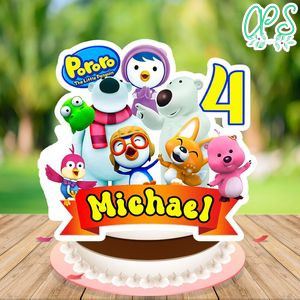 Pororo Cake Topper Template Printable Instant Download