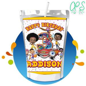 Motown magic Capri Sun Birthday Labels Digital File Printable Instant Download