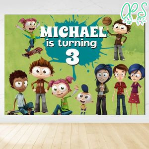 Angelo rules Birthday Backdrop Digital File Template Instant Download