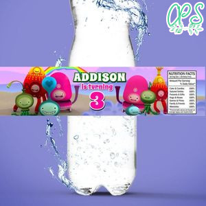 Buddi Birthday Water Bottle Label Template to Print at Home Instant Download