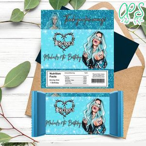 Karol g Candy bar Label Customizable Template Instant Download