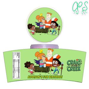 Craig Of The Creek Cotton Candy Label Template To Print At Home Instant Download