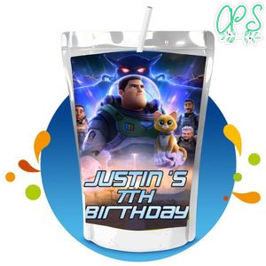 Lightyear Capri Sun Birthday Labels Digital File Printable Instant Download