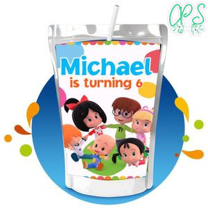 Cleo and cuquin Capri Sun Birthday Labels Digital File Printable Instant Download