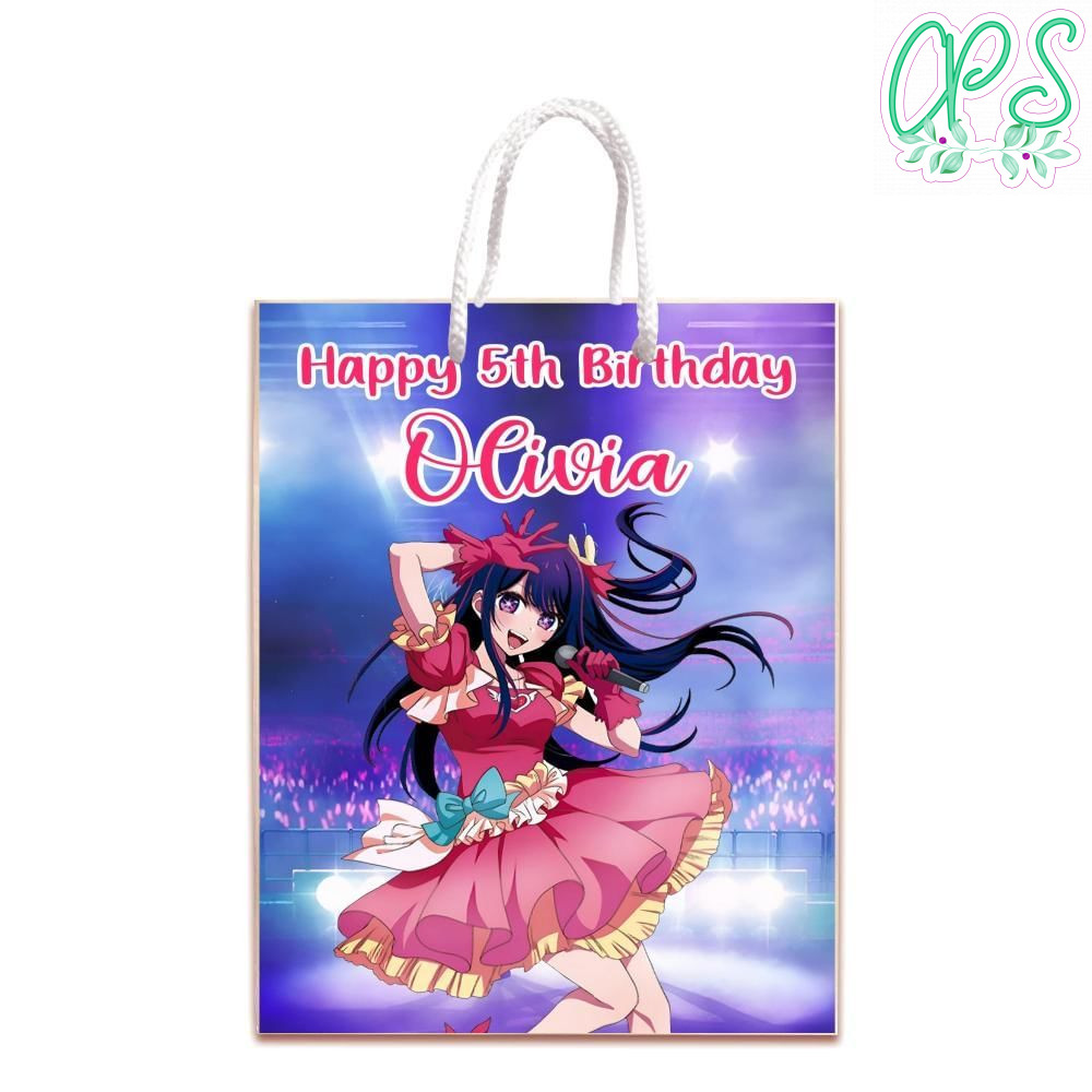 Oshi No Ko Gift Bag Label Template Printable Instant Download