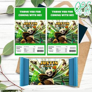 Kung fu panda 4 Rice Krispies Treats Template Printable Instant Download