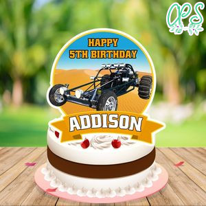 Sand rail Cake Topper Template Printable Instant Download