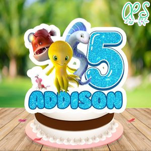 Deep movie Cake Topper Template Printable Instant Download