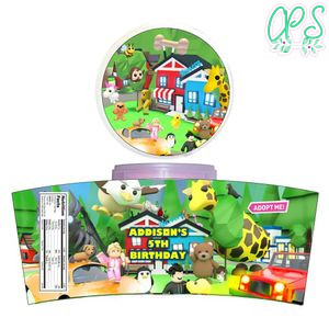 Adopt Me Cotton Candy Label Template To Print At Home Instant Download