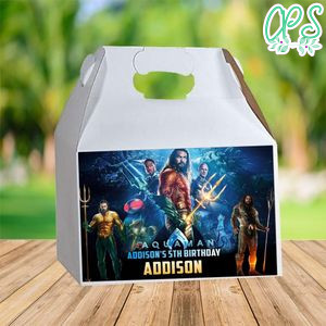 Aquaman 2 Gable Box Digital File Printable Instant Download