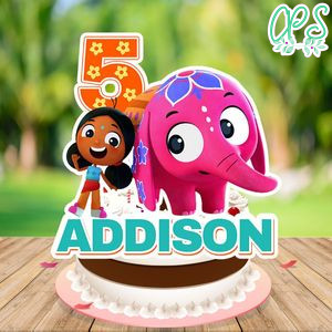 Deepa & Anoop Cake Topper Template Printable Instant Download