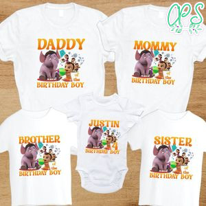 Mighty little bheem Family Birthday Vacation PNG file template