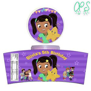 Nina's World Cotton Candy Label Template To Print At Home Instant Download