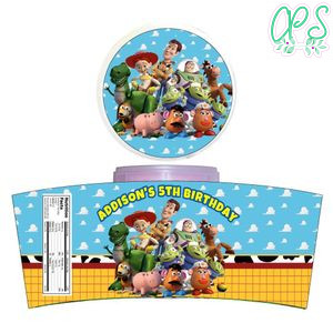 Toy Story Cotton Candy Label Template To Print At Home Instant Download