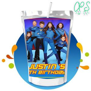 Thundermans Capri Sun Birthday Labels Digital File Printable Instant Download