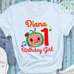 Cocomelon Birthday Girl PNG file template