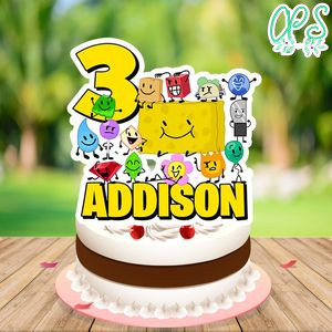 Battle for dream island Cake Topper Template Printable Instant Download