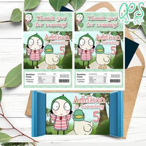 Sarah & Duck Rice Krispies Treats Template Printable Instant Download