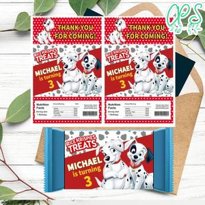 101 Dalmatians Rice Krispies Treats Template Printable Instant Download