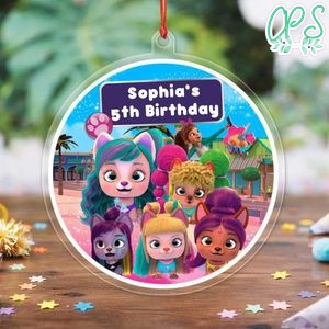 I Love Vip Pets Acrylic Ornament Birthday Gift