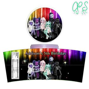 Shadow High Cotton Candy Label Template To Print At Home Instant Download