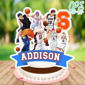 Kuroko's Basketball Cake Topper Template Printable Instant Download